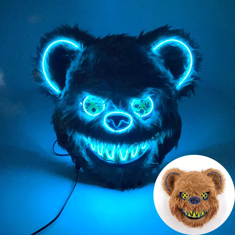 Animal Costume Mask Glowing LED Three Lighting Modes