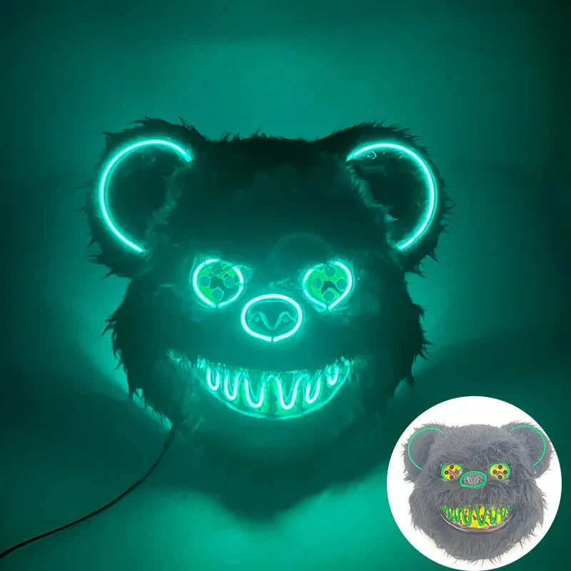 Animal Costume Mask Glowing LED Three Lighting Modes