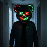 Animal Costume Mask Glowing LED Three Lighting Modes