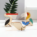 Animal Night Light Wooden LED USB Powered Soft Glow