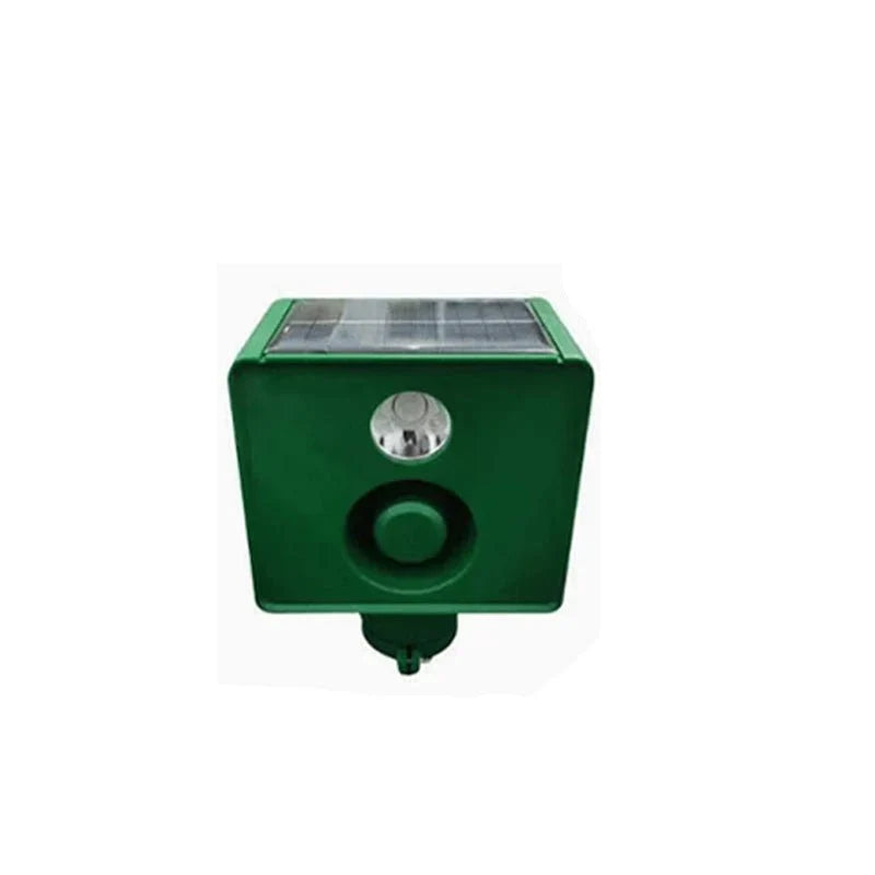 Animal Repellent Solar-Powered Alarm & LED Deterrentsેણ