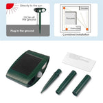 Animal Repellent Solar Ultrasonic Motion-Activated