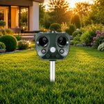 Animal Repeller Solar-Powered Ultrasonic PIR Motion Sensor