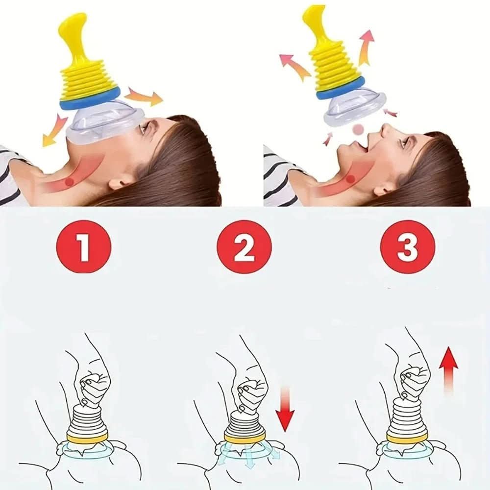 Anti-Choking Device Suction Aid Child & Adult Masks