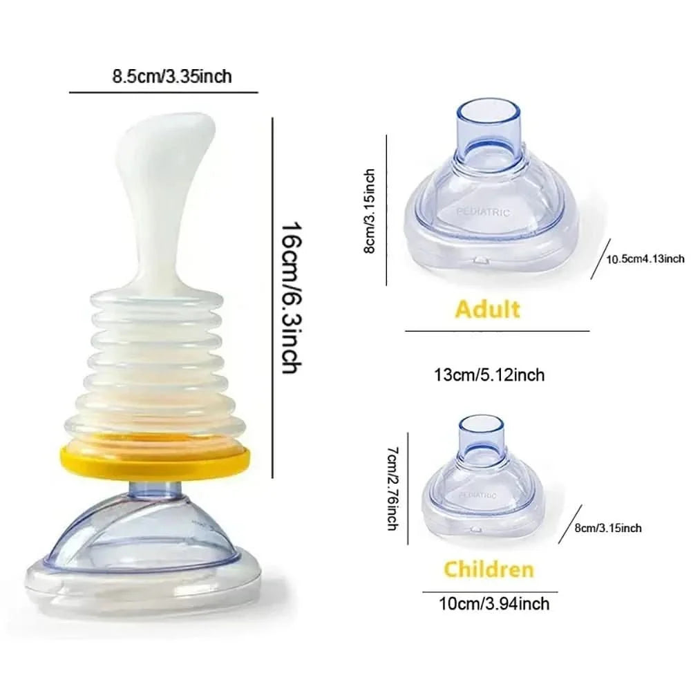 Anti-Choking Device Suction Aid Child & Adult Masks
