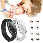 Anti-Mosquito Wristband Ultrasonic Rechargeable & Water-Resistant