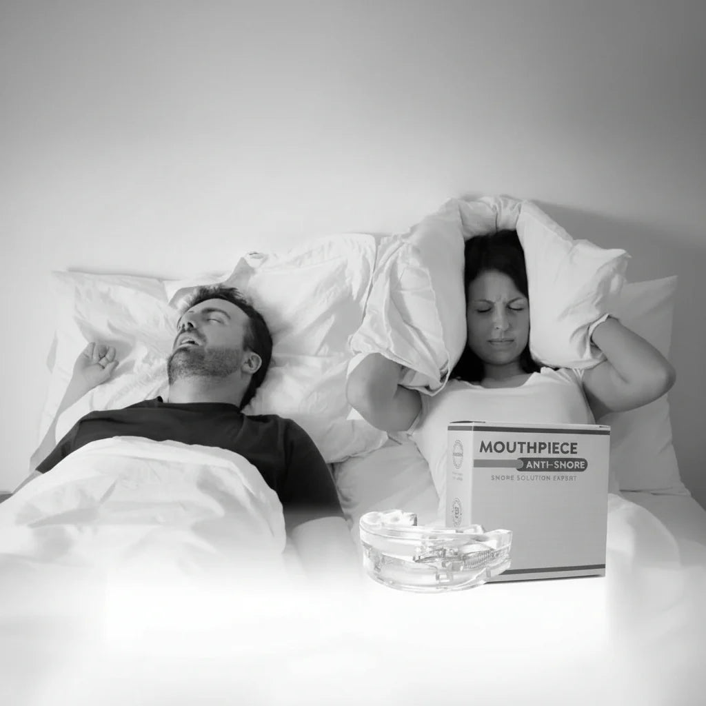 Anti-Snoring Mouthpiece Heat-Moldable BPA-Free Adjustable Fit