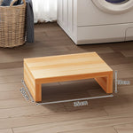 Appliance Riser Platform Solid Wood Low-Profile With Protective Coating