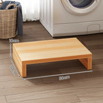Appliance Riser Platform Solid Wood Low-Profile With Protective Coating