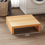 Appliance Riser Platform Solid Wood Low-Profile With Protective Coating