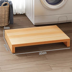 Appliance Riser Platform Solid Wood Low-Profile With Protective Coating