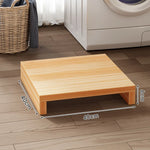 Appliance Riser Platform Solid Wood Low-Profile With Protective Coating