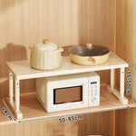 Appliance Storage Rack Expandable Width Adjustable Height Metal Frame