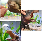 Aquarium Air Bubbler Hippo Resin Decoration
