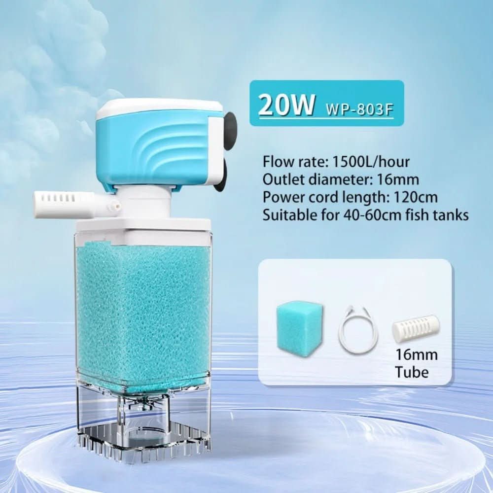 Aquarium Filter 5-in-1 Quiet Operation