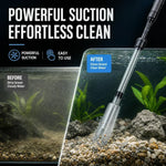 Aquarium Gravel Cleaner Battery-Powered Adjustable Suction Pump