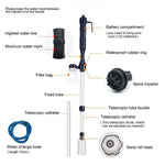 Aquarium Gravel Cleaner Battery-Powered Adjustable Suction Pump
