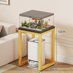 Aquarium Stand Compact With Integrated Storage & Non-Slip Top