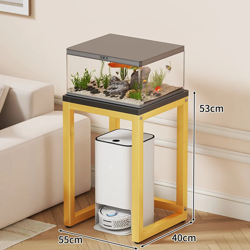 Aquarium Stand Compact With Integrated Storage & Non-Slip Top