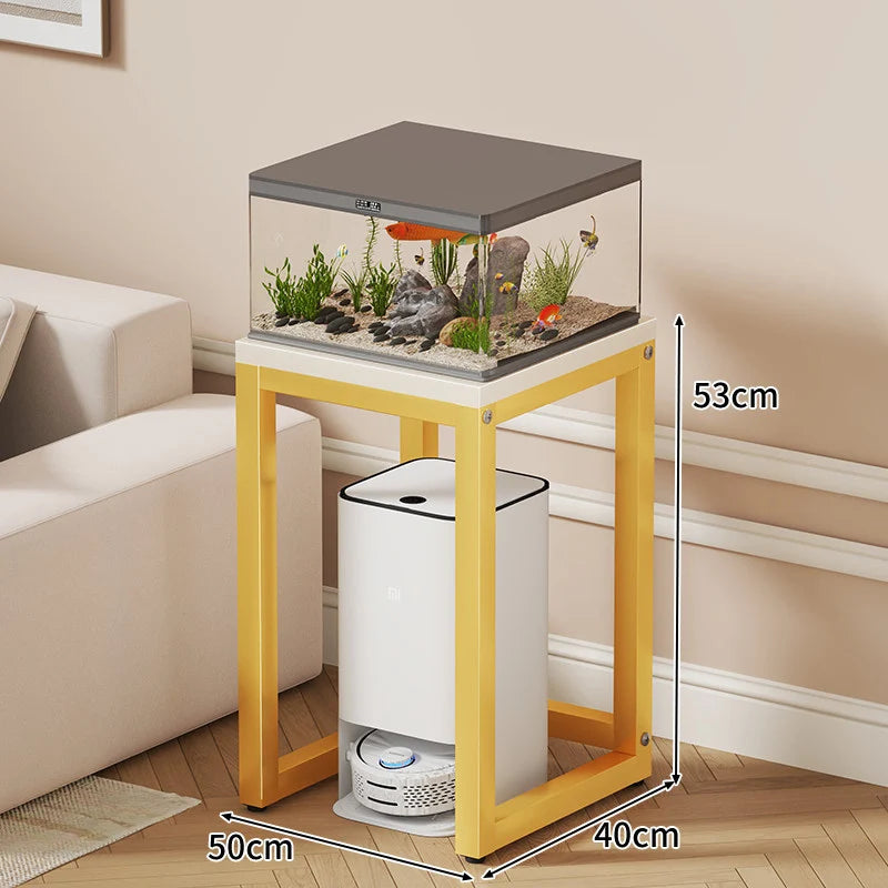 Aquarium Stand Compact With Integrated Storage & Non-Slip Top