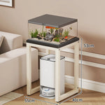 Aquarium Stand Compact With Integrated Storage & Non-Slip Top