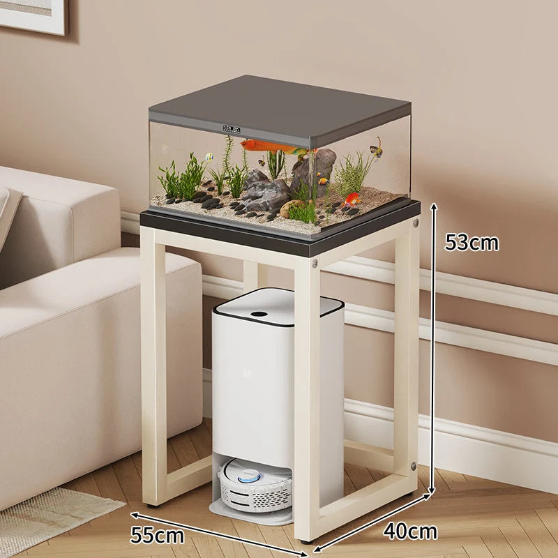 Aquarium Stand Compact With Integrated Storage & Non-Slip Top