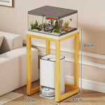 Aquarium Stand Compact With Integrated Storage & Non-Slip Top