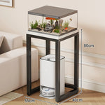 Aquarium Stand Compact With Integrated Storage & Non-Slip Top