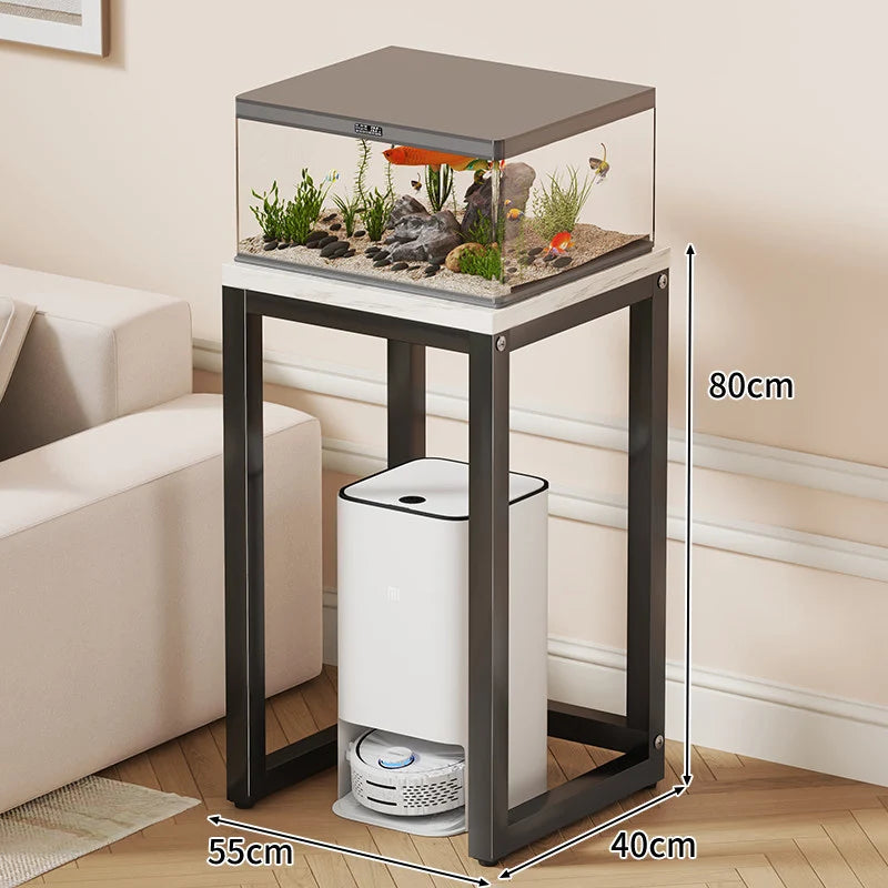 Aquarium Stand Compact With Integrated Storage & Non-Slip Top