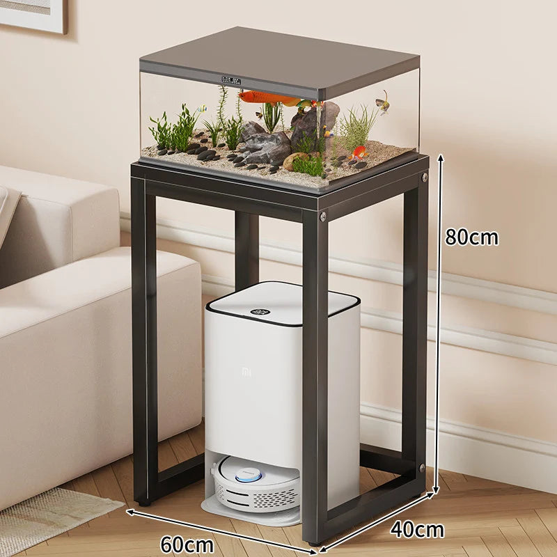 Aquarium Stand Compact With Integrated Storage & Non-Slip Top
