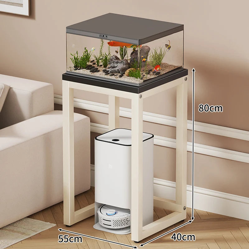 Aquarium Stand Compact With Integrated Storage & Non-Slip Top
