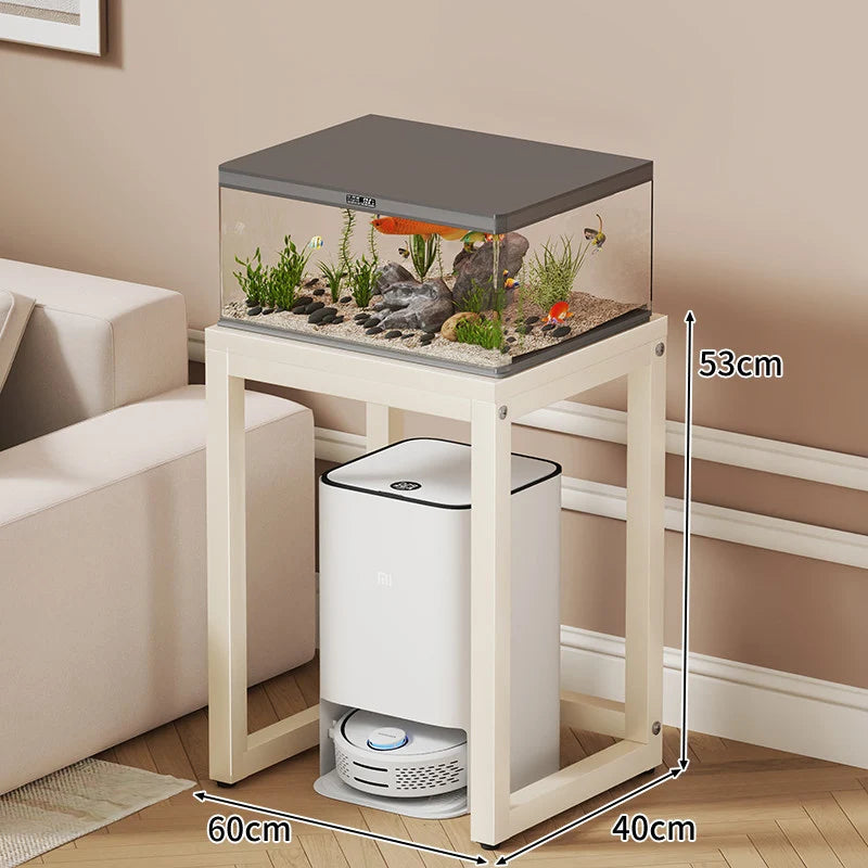 Aquarium Stand Compact With Integrated Storage & Non-Slip Top