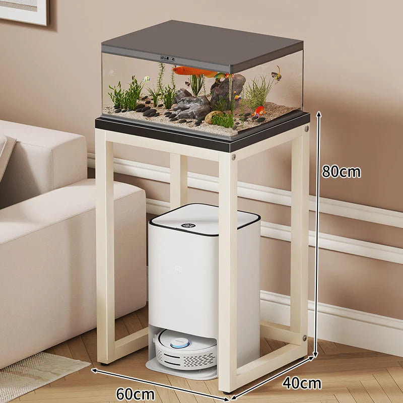 Aquarium Stand Compact With Integrated Storage & Non-Slip Top