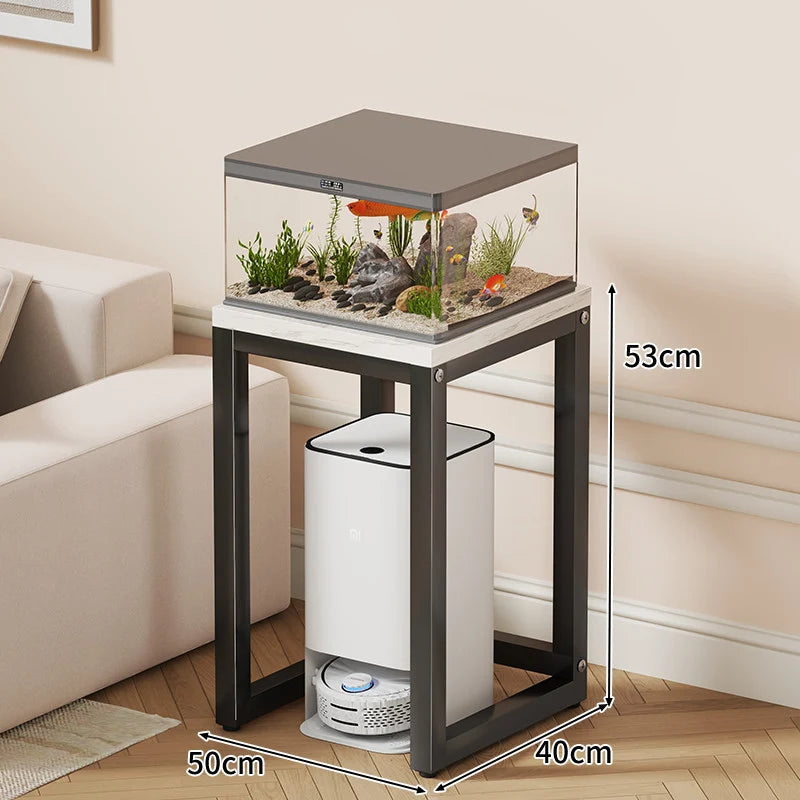 Aquarium Stand Compact With Integrated Storage & Non-Slip Top