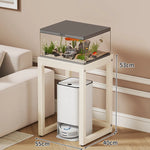 Aquarium Stand Compact With Integrated Storage & Non-Slip Top