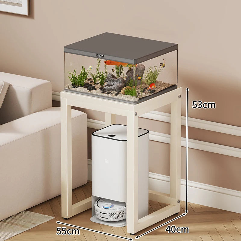 Aquarium Stand Compact With Integrated Storage & Non-Slip Top