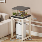 Aquarium Stand Compact With Integrated Storage & Non-Slip Top