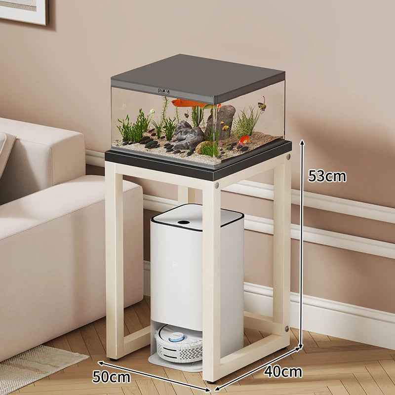 Aquarium Stand Compact With Integrated Storage & Non-Slip Top