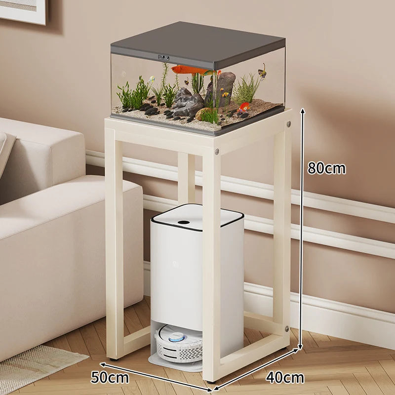 Aquarium Stand Compact With Integrated Storage & Non-Slip Top