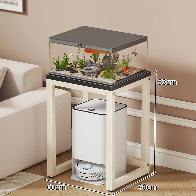 Aquarium Stand Compact With Integrated Storage & Non-Slip Top