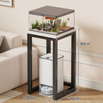 Aquarium Stand Compact With Integrated Storage & Non-Slip Top