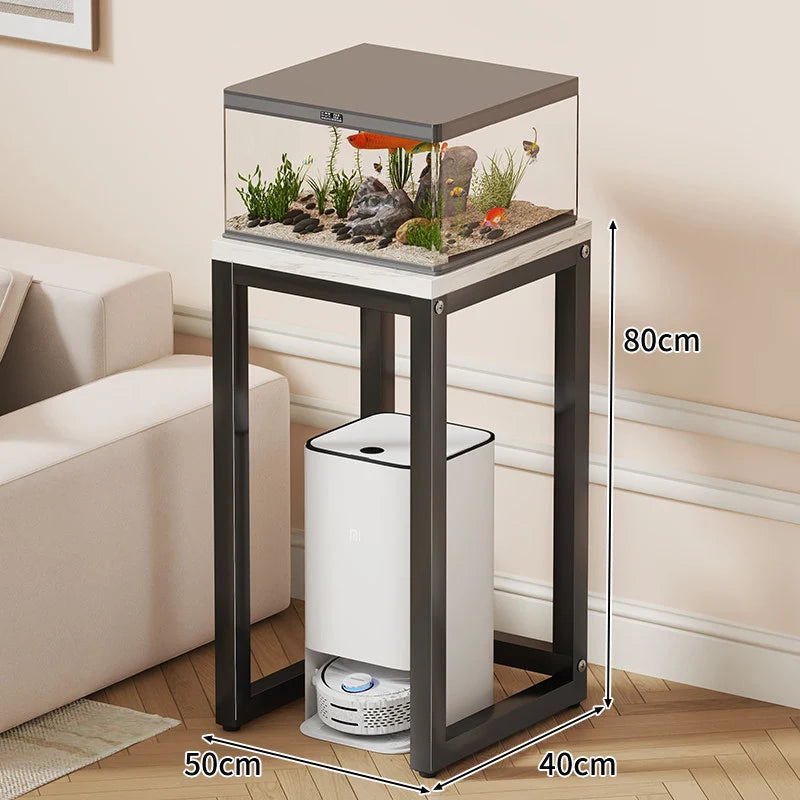 Aquarium Stand Compact With Integrated Storage & Non-Slip Top