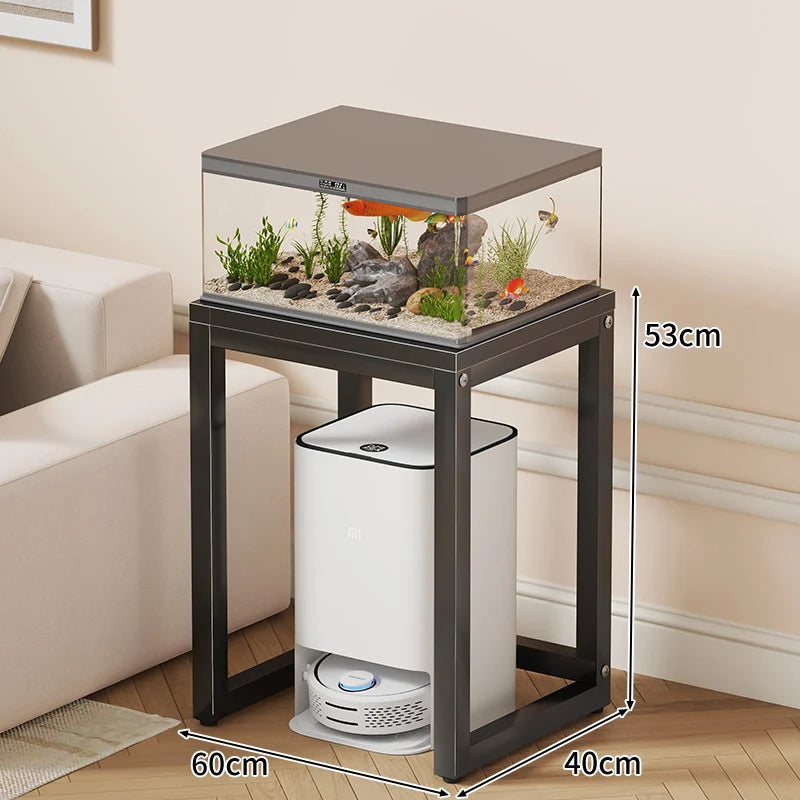 Aquarium Stand Compact With Integrated Storage & Non-Slip Top
