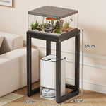 Aquarium Stand Compact With Integrated Storage & Non-Slip Top