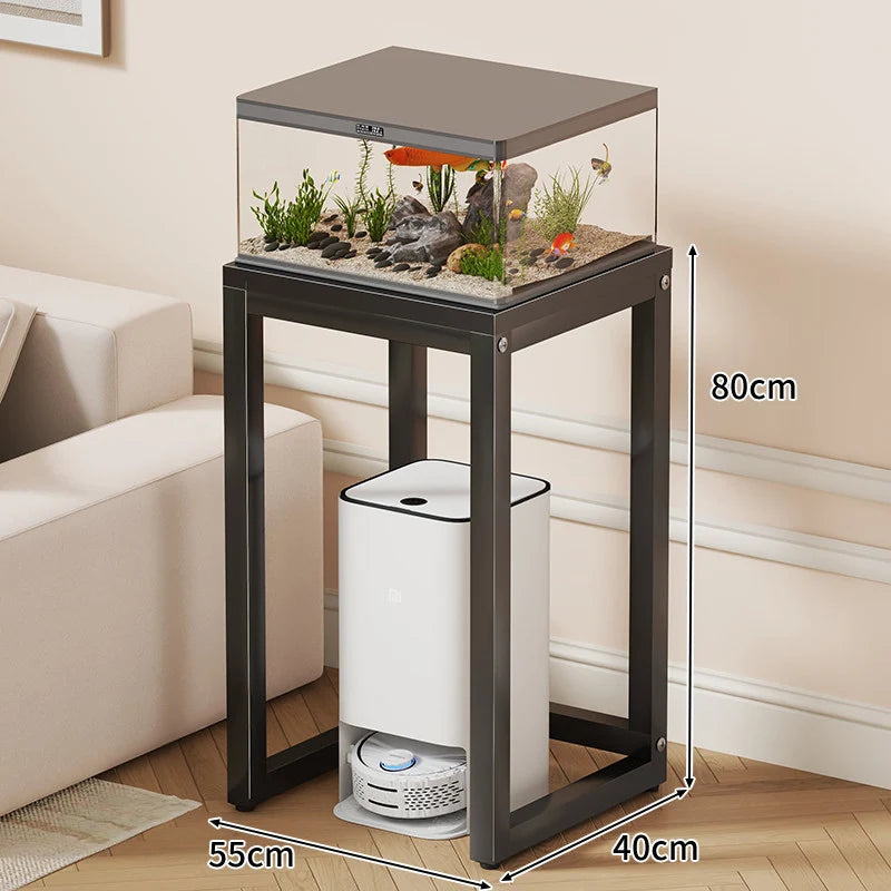 Aquarium Stand Compact With Integrated Storage & Non-Slip Top