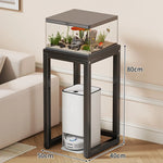 Aquarium Stand Compact With Integrated Storage & Non-Slip Top