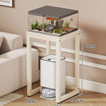 Aquarium Stand Compact With Integrated Storage & Non-Slip Top
