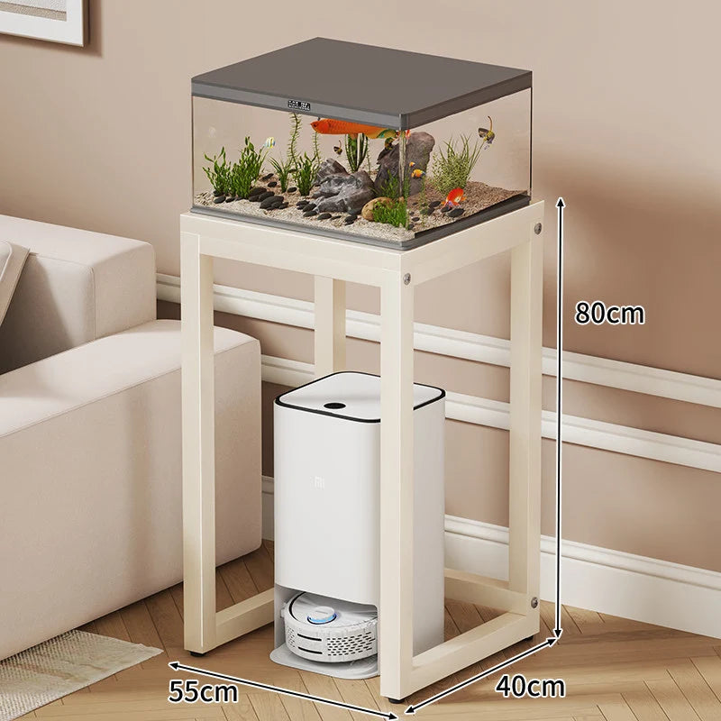 Aquarium Stand Compact With Integrated Storage & Non-Slip Top
