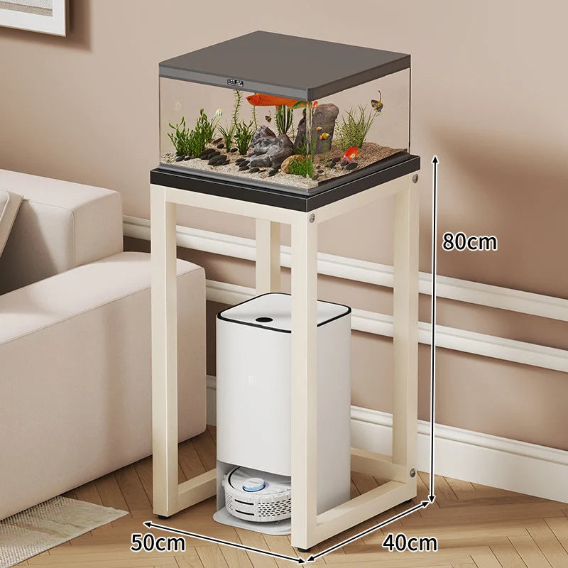 Aquarium Stand Compact With Integrated Storage & Non-Slip Top