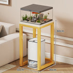 Aquarium Stand Compact With Integrated Storage & Non-Slip Top